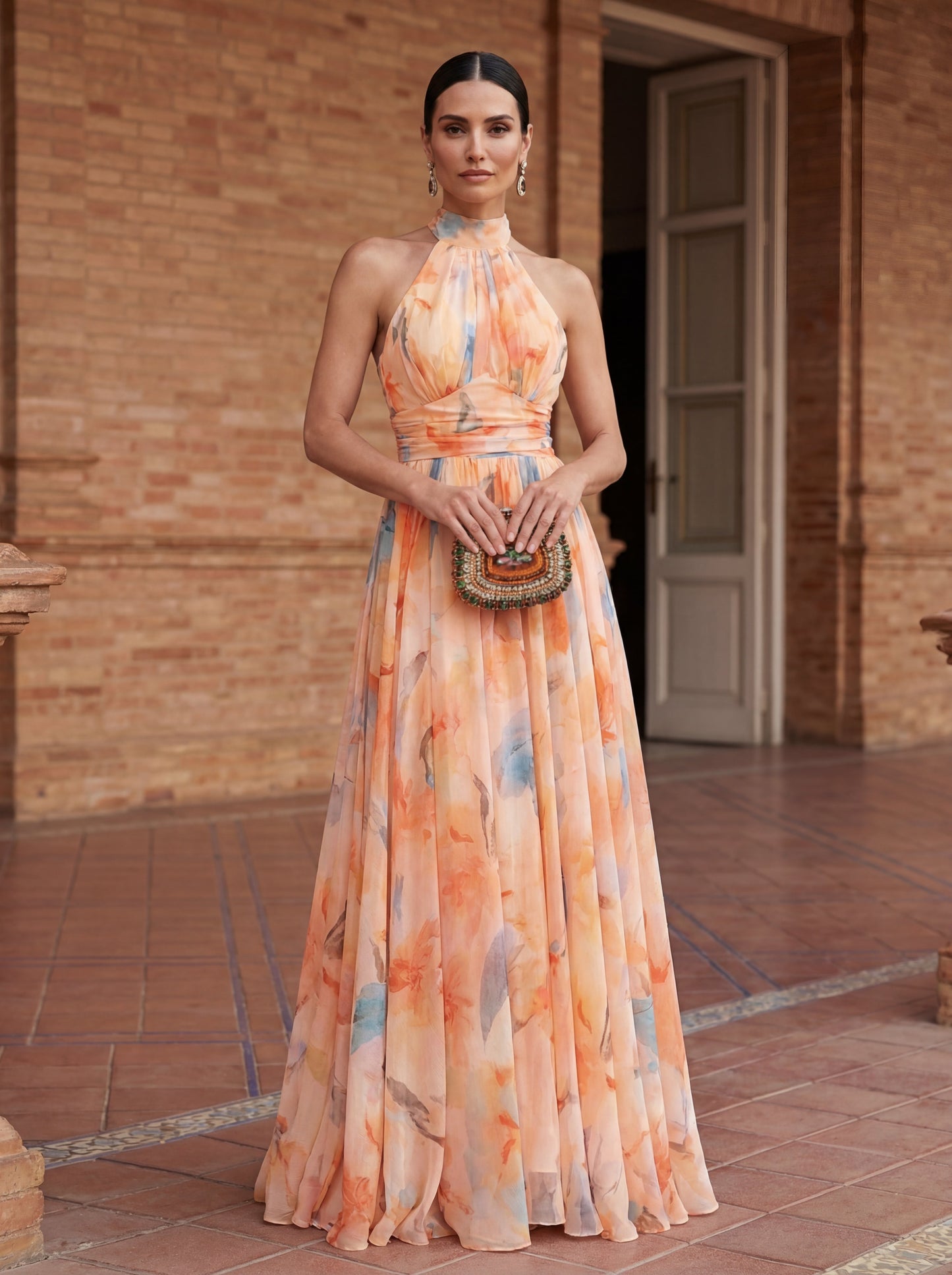 Aurora | Dress with halter neck